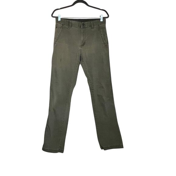 Weatherproof Work Pant Green 32x32 - Picture 2 of 3